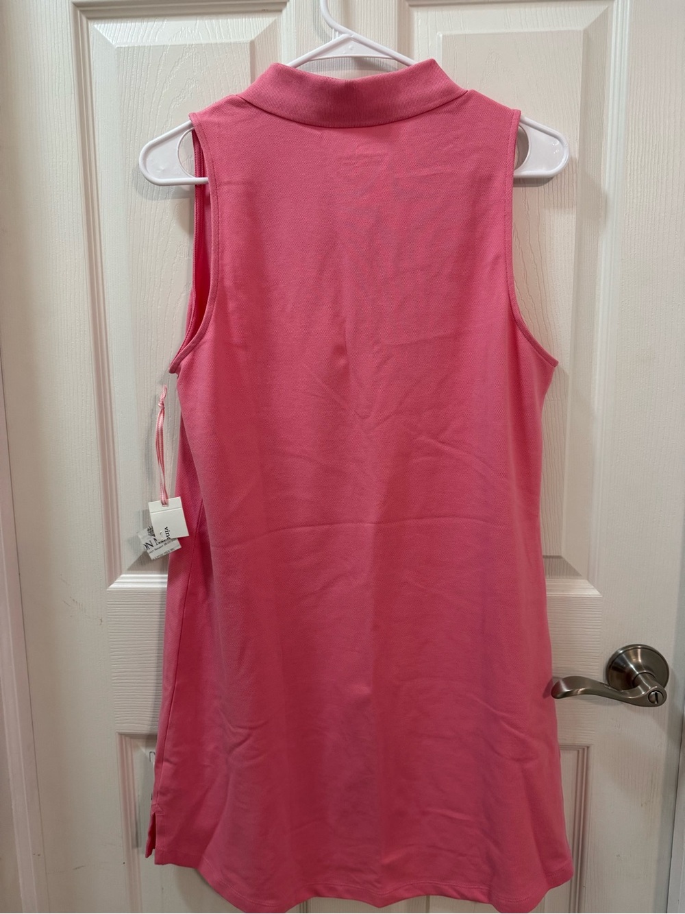 Vineyard Vines Sleeveless Pink Pique Polo T-shirt Dress Size small - Picture 9 of 11